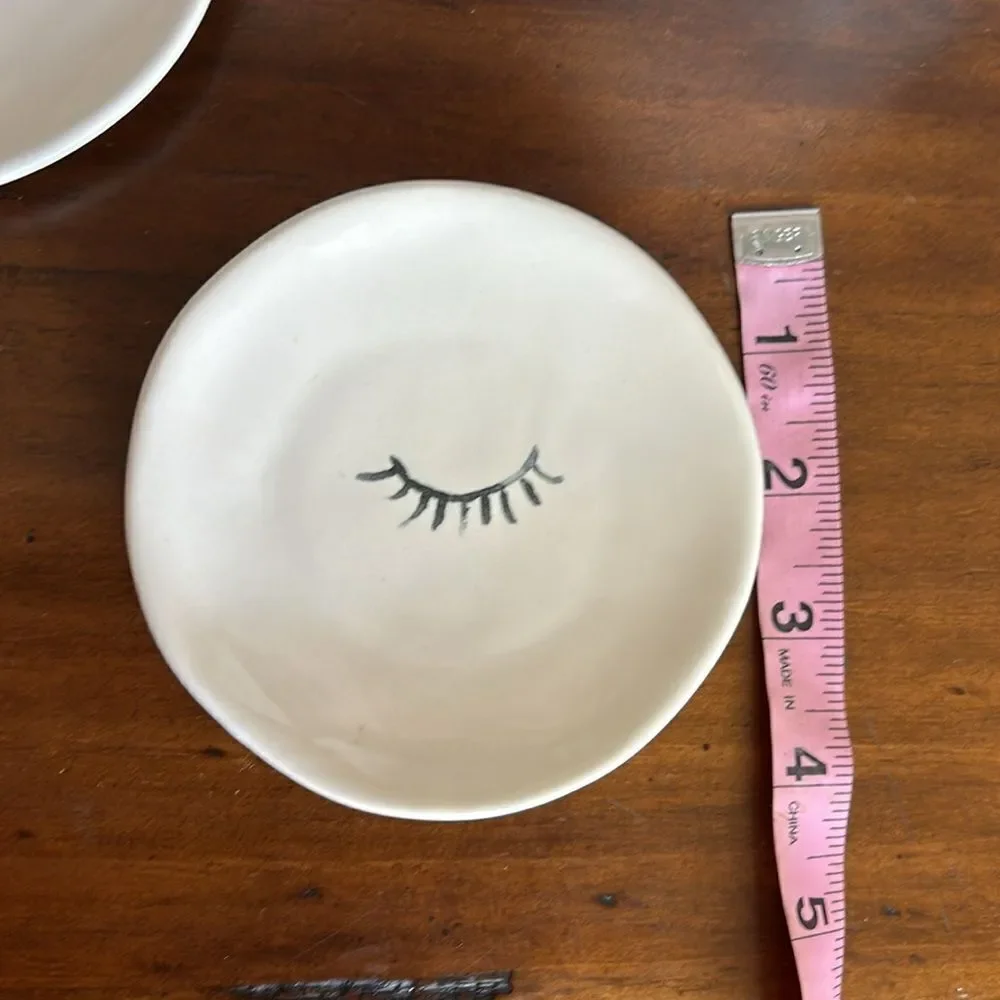 Rae Dunn Set of 3 NEW ring plates supports